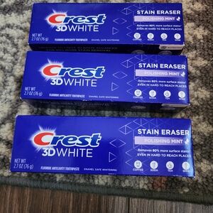 Crest 3D White Polishing Mint Toothpaste - Blue Packaging